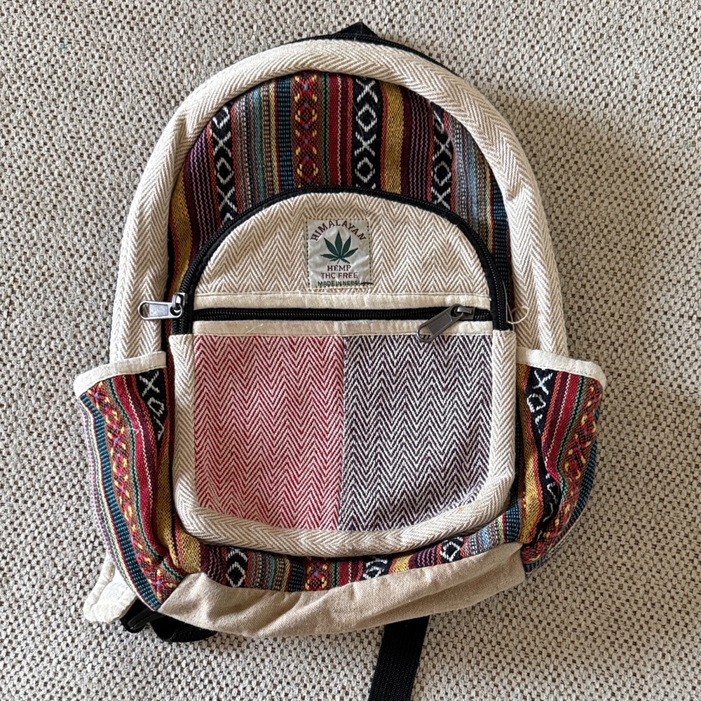 Multicolor Patterned Backpack - image 1